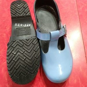 Lovely blue Sanita clogs